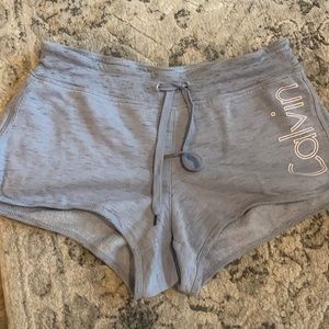 calvin klein baby blue shorts